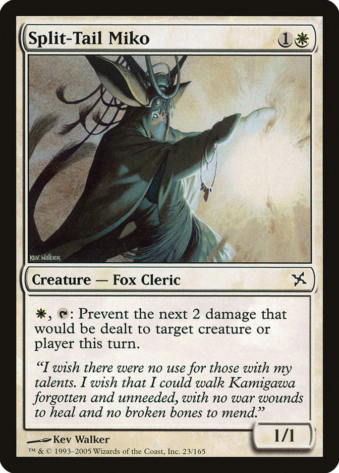 Split-Tail Miko [Betrayers of Kamigawa] Foil