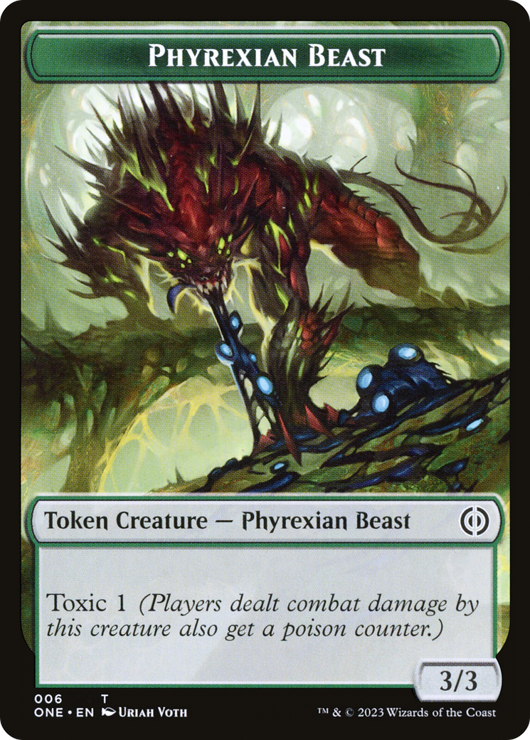 Phyrexian Beast  [Phyrexia: All Will Be One Tokens]