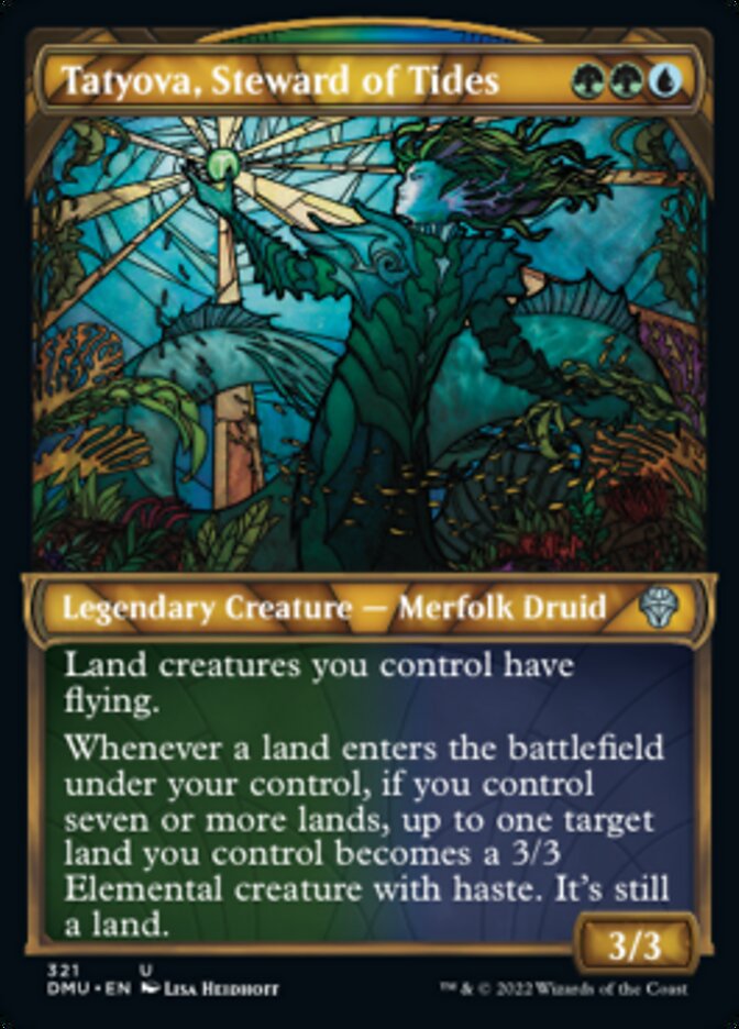 Tatyova, Steward of Tides (Showcase) [Dominaria United] Foil
