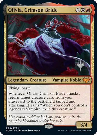 Olivia, Crimson Bride (Promo Pack) [Innistrad: Crimson Vow Promos] Foil