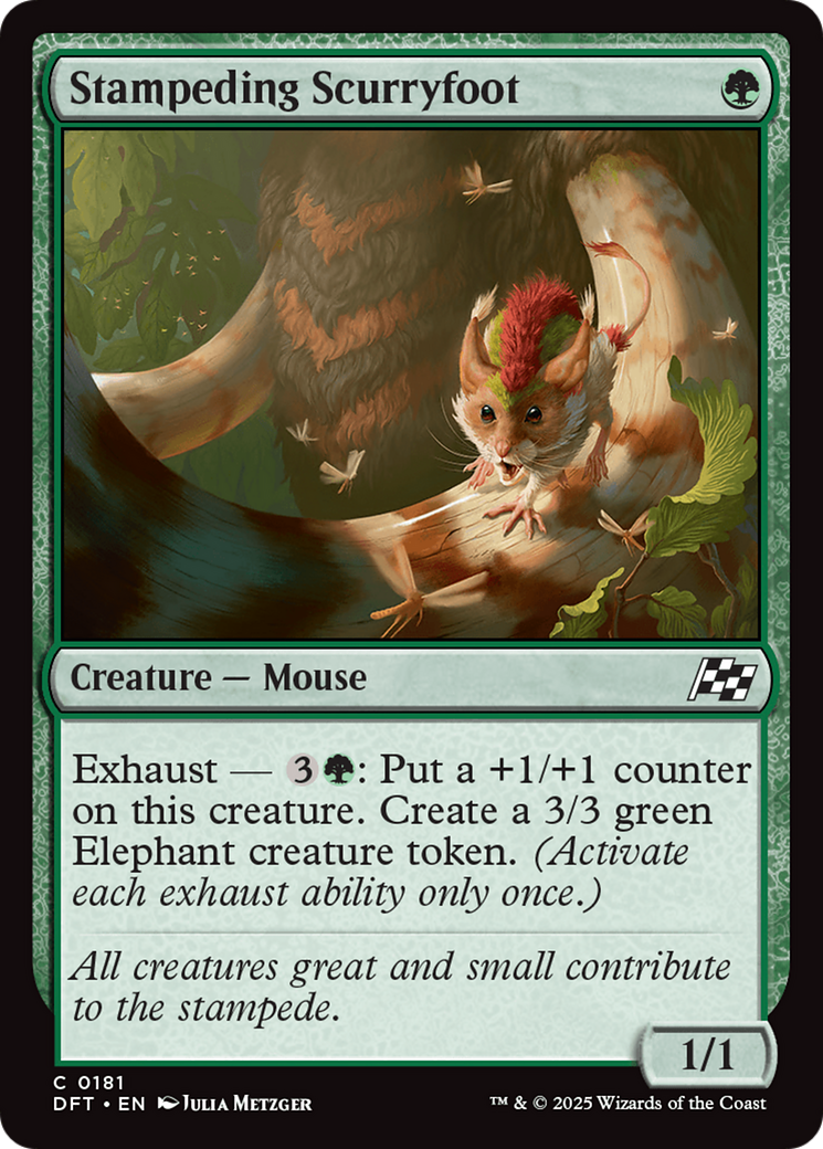 Stampeding Scurryfoot [Aetherdrift] Foil
