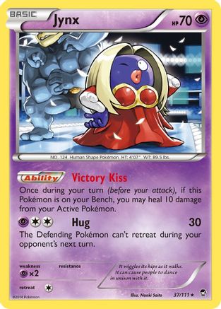 Jynx (37/111) [XY: Furious Fists] Reverse Holofoil