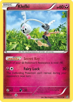 Klefki (73/111) [XY: Furious Fists] Reverse Holofoil