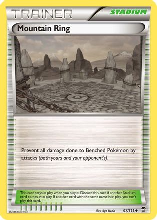 Mountain Ring (97/111) [XY: Furious Fists] Reverse Holofoil