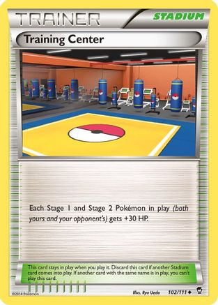 Training Center (102/111) [XY: Furious Fists] Reverse Holofoil