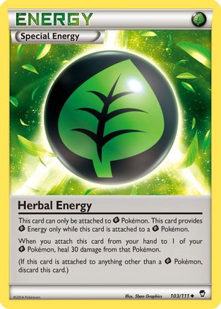 Herbal Energy (103/111) [XY: Furious Fists] Reverse Holofoil