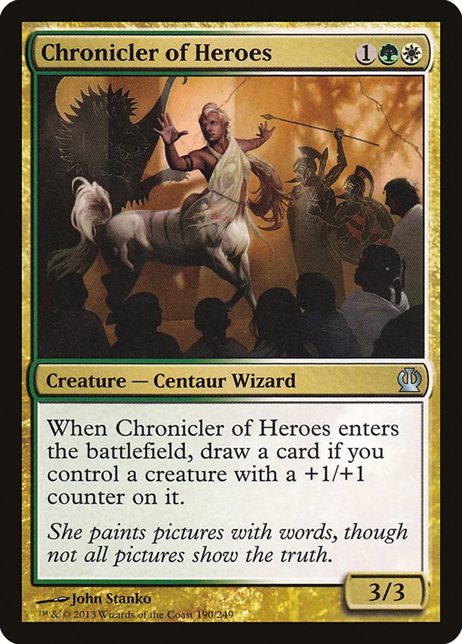Chronicler of Heroes [Theros] Foil