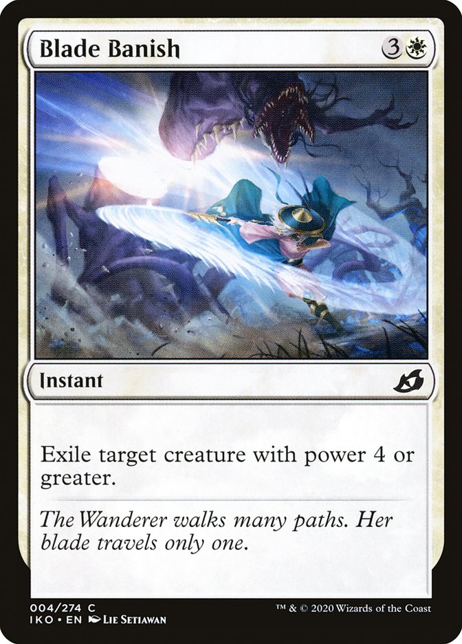 Blade Banish [Ikoria: Lair of Behemoths] Foil