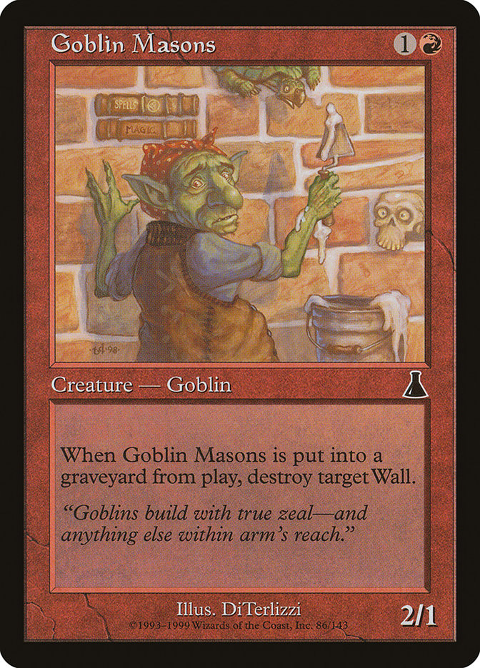 Goblin Masons [Urza's Destiny] Foil
