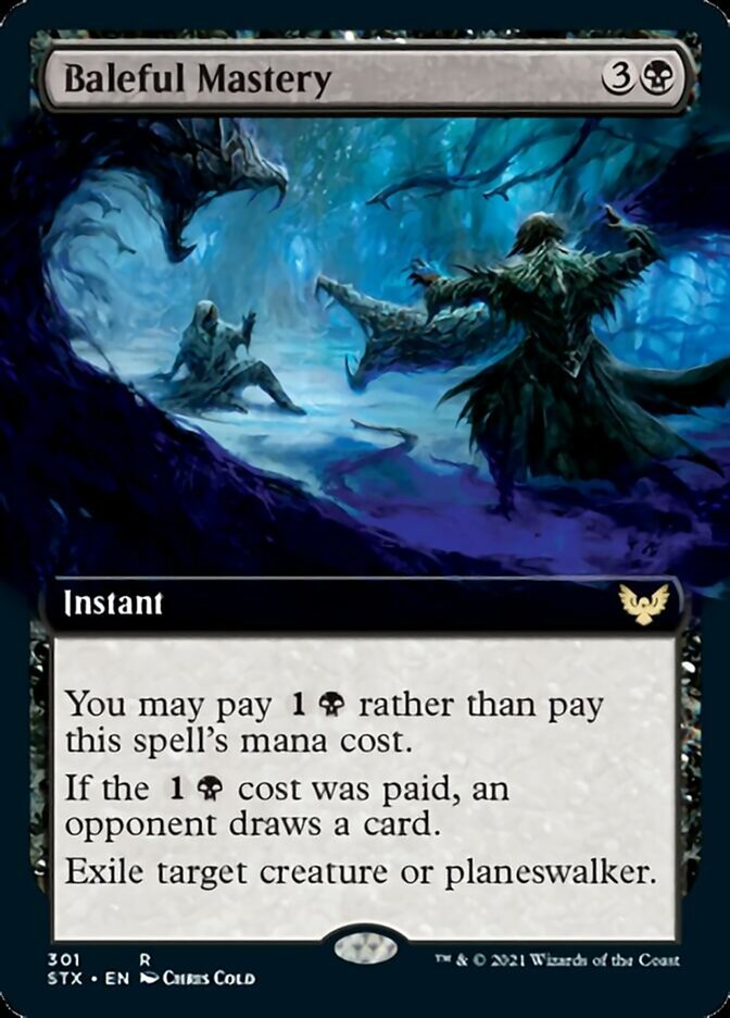Baleful Mastery (Extended Art) [Strixhaven: School of Mages] Foil
