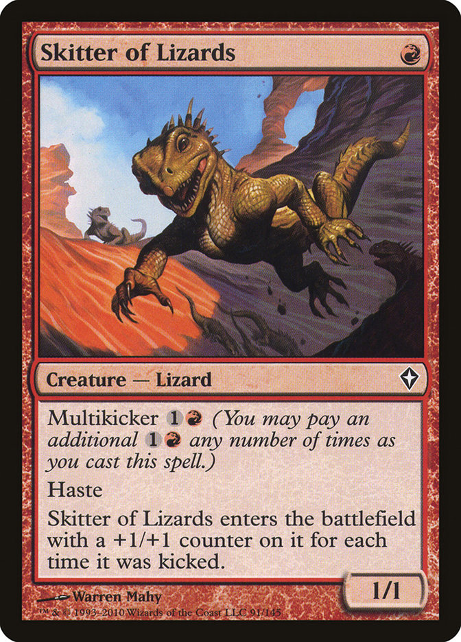 Skitter of Lizards [Worldwake] Foil
