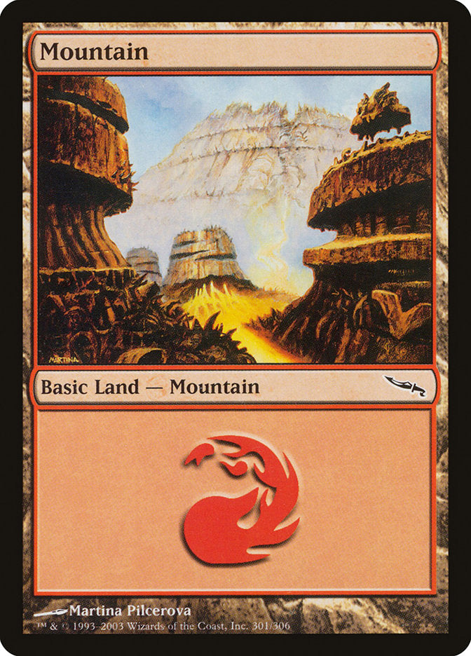 Mountain (301) [Mirrodin] Foil