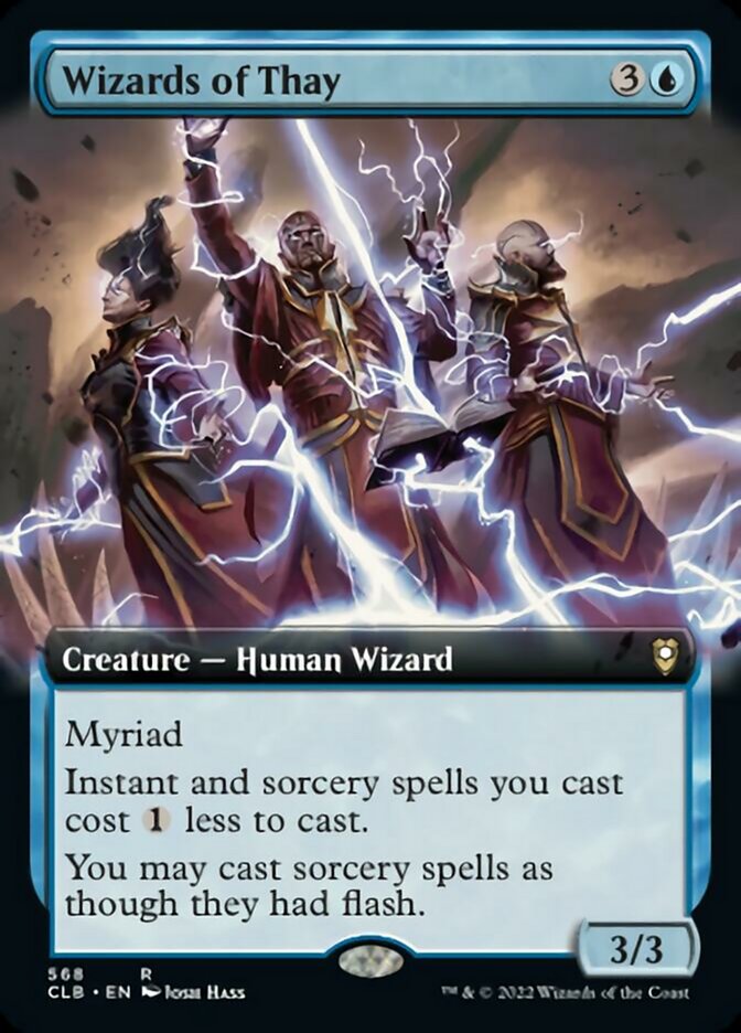 Wizards of Thay (Extended Art) [Commander Legends: Battle for Baldur's Gate] Foil