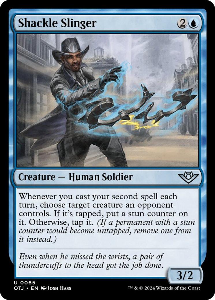 Shackle Slinger [Outlaws of Thunder Junction] Foil