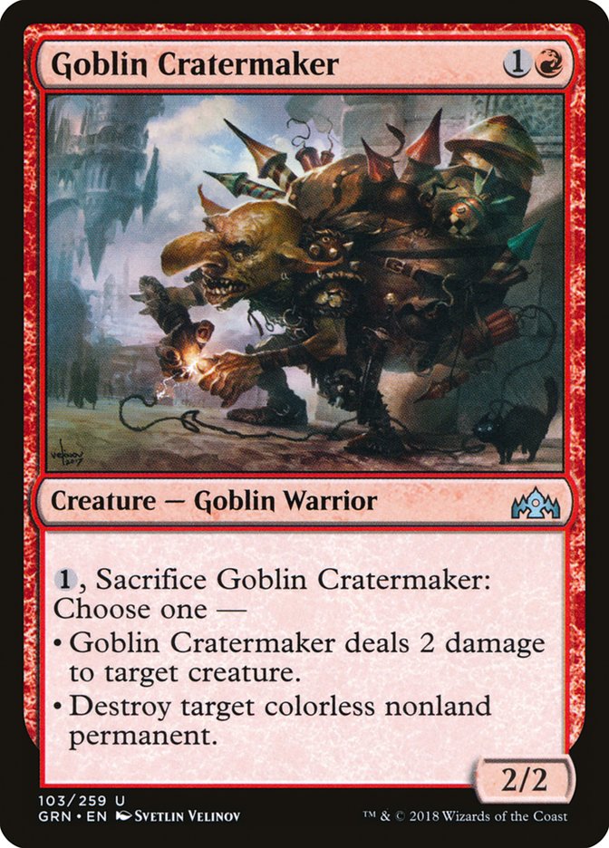 Goblin Cratermaker [Guilds of Ravnica] Foil
