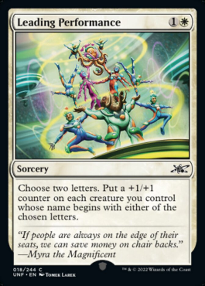 Leading Performance [Unfinity] Foil