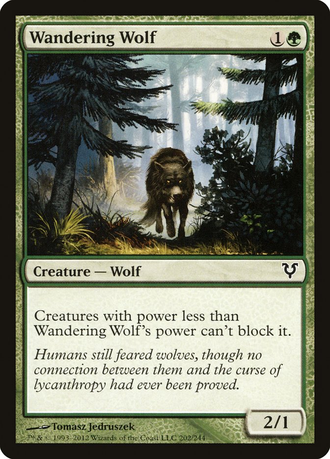 Wandering Wolf [Avacyn Restored] Foil