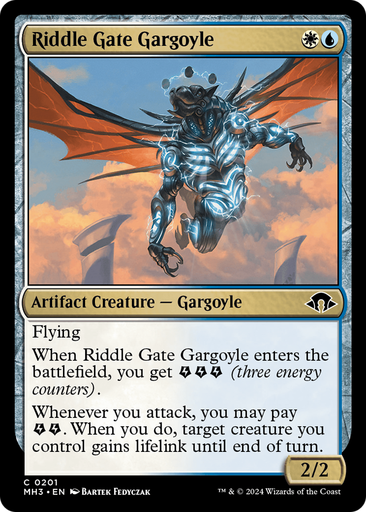 Riddle Gate Gargoyle [Modern Horizons 3] Foil