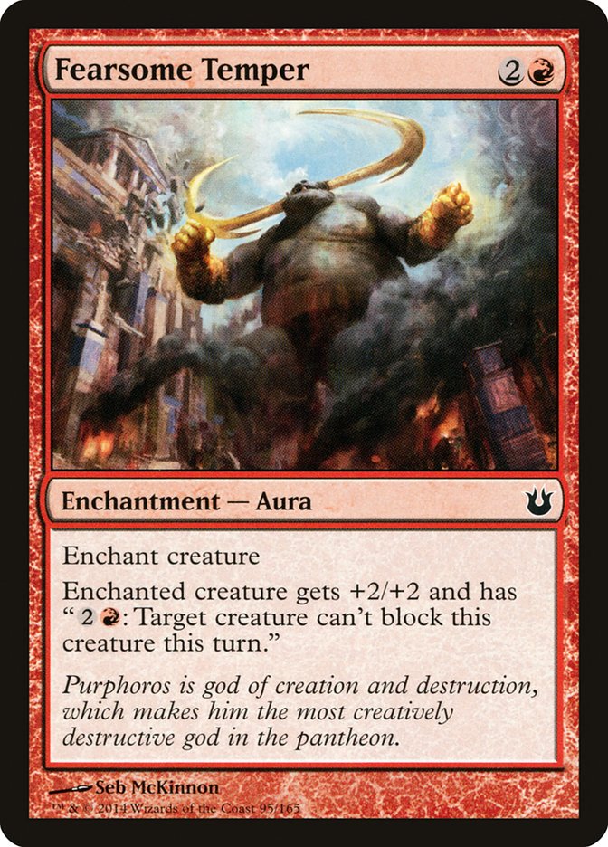 Fearsome Temper [Born of the Gods] Foil