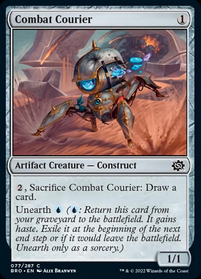 Combat Courier [The Brothers' War] Foil