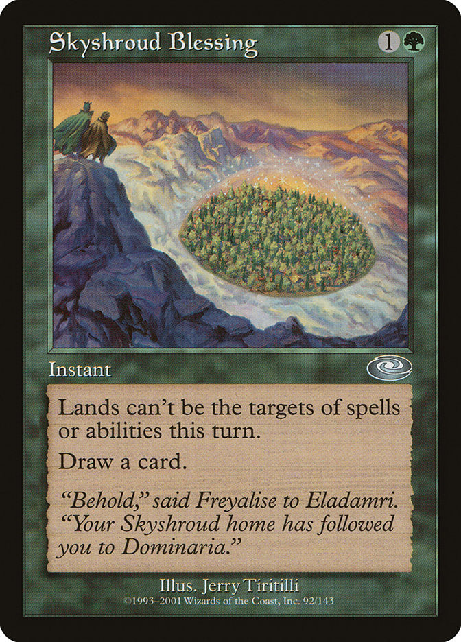 Skyshroud Blessing [Planeshift] Foil