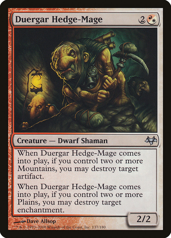 Duergar Hedge-Mage [Eventide] Foil