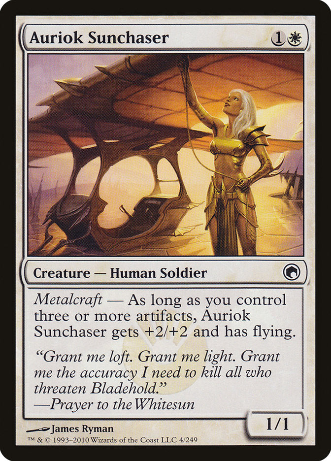 Auriok Sunchaser [Scars of Mirrodin] Foil