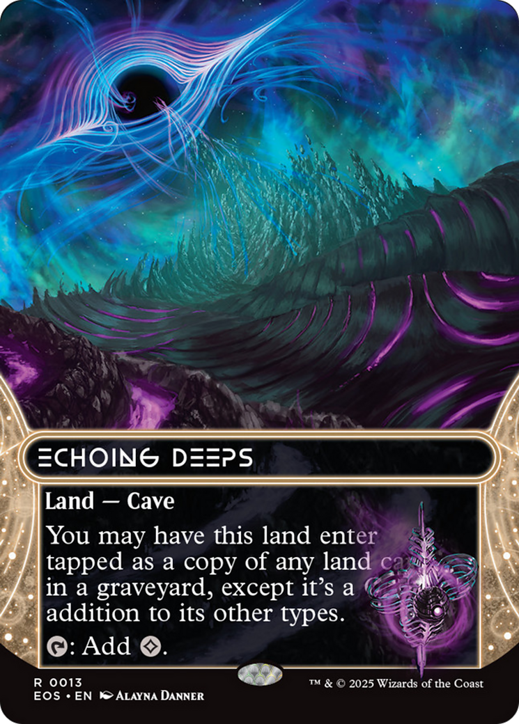 Echoing Deeps (0013) (Borderless) [Edge of Eternities: Stellar Sights] Foil
