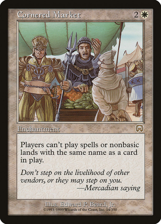 Cornered Market [Mercadian Masques] Foil