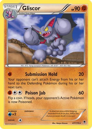 Gliscor (47/119) [XY: Phantom Forces] Reverse Holofoil