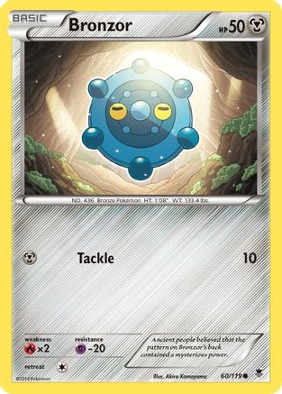 Bronzor (60/119) [XY: Phantom Forces] Reverse Holofoil
