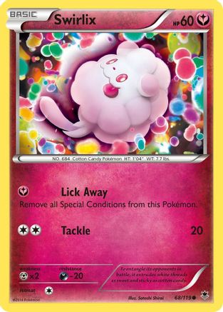 Swirlix (68/119) [XY: Phantom Forces] Reverse Holofoil