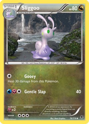 Sliggoo (76/119) [XY: Phantom Forces] Reverse Holofoil