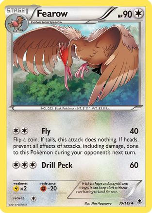 Fearow (79/119) [XY: Phantom Forces] Reverse Holofoil