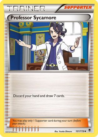 Professor Sycamore (101/119) [XY: Phantom Forces] Reverse Holofoil