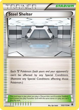 Steel Shelter (105/119) [XY: Phantom Forces] Reverse Holofoil