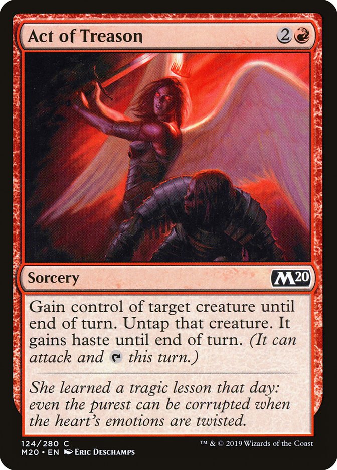 Act of Treason [Core Set 2020] Foil