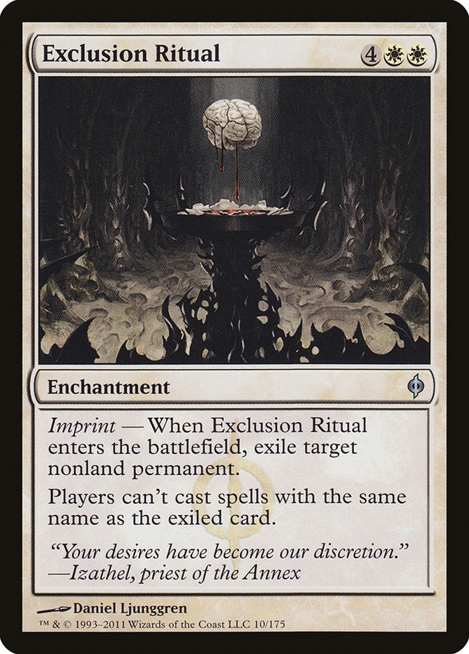 Exclusion Ritual [New Phyrexia] Foil