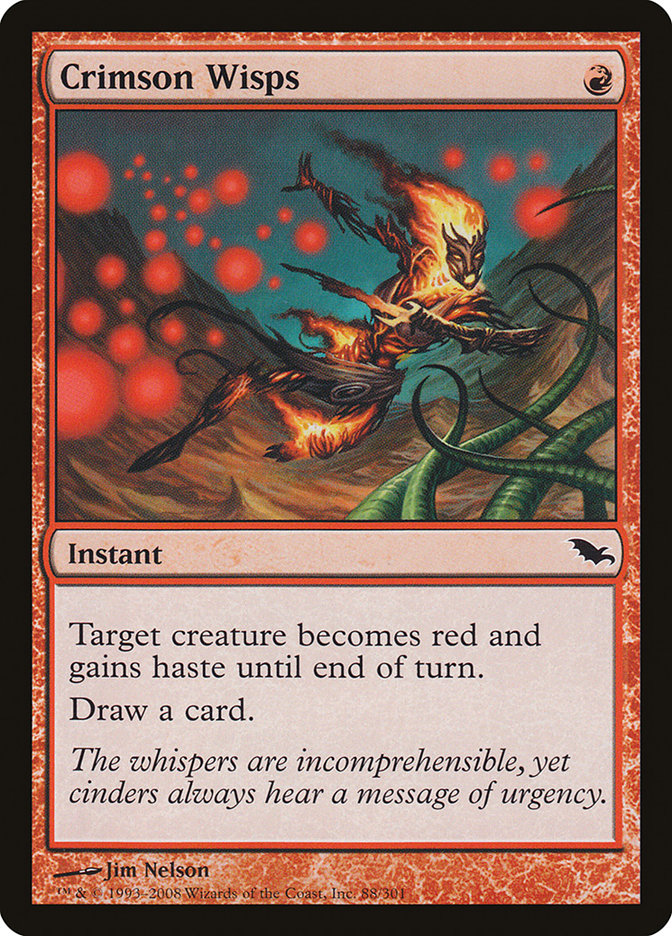 Crimson Wisps [Shadowmoor] Foil