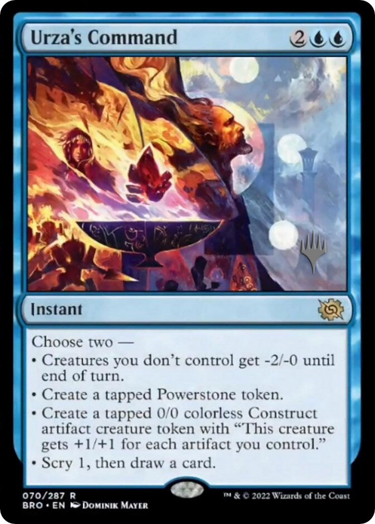 Urza's Command (Promo Pack) [The Brothers' War Promos] Foil