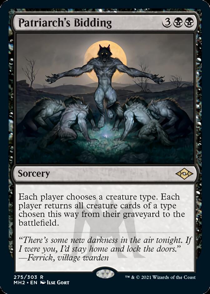 Patriarch's Bidding [Modern Horizons 2] Foil
