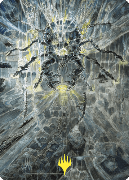 Darksteel Mutation // Darksteel Mutation  [Commander Masters Art Series] (Borderless) Foil