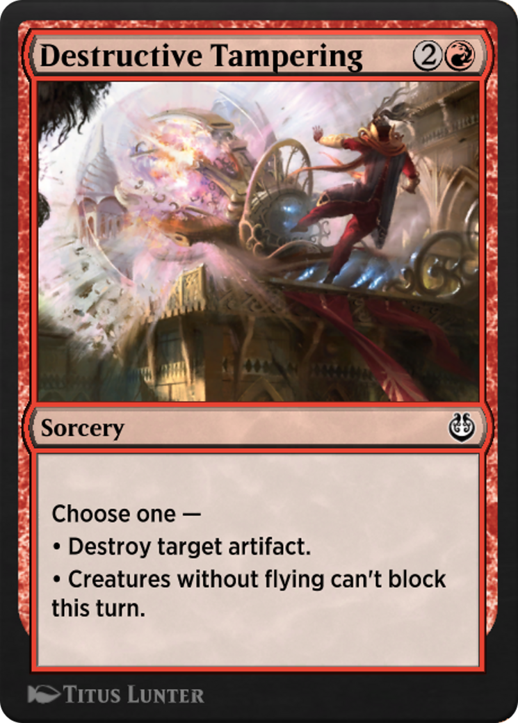 Destructive Tampering  [Kaladesh Remastered]