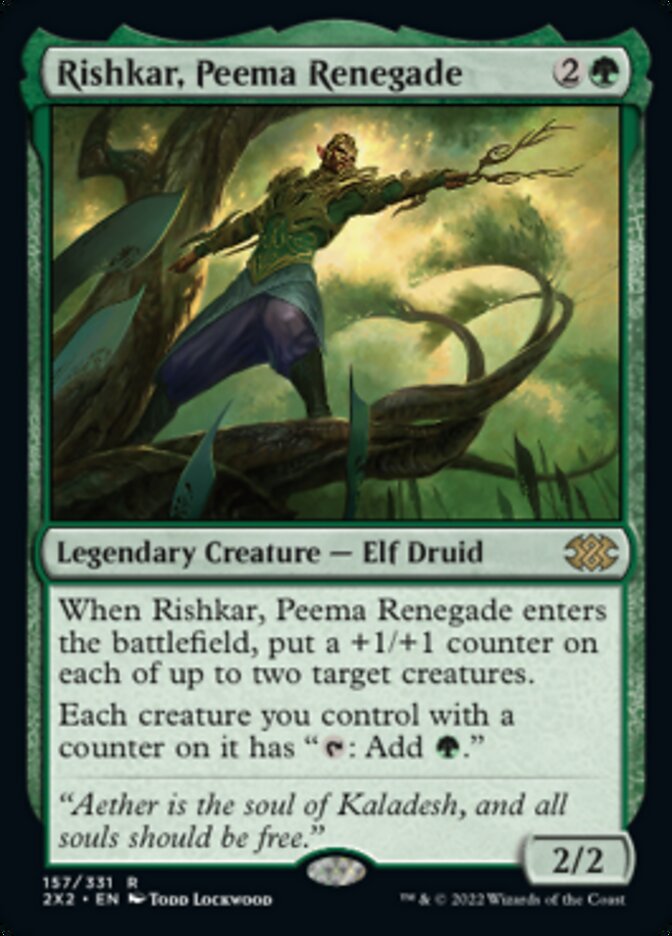 Rishkar, Peema Renegade [Double Masters 2022] Foil