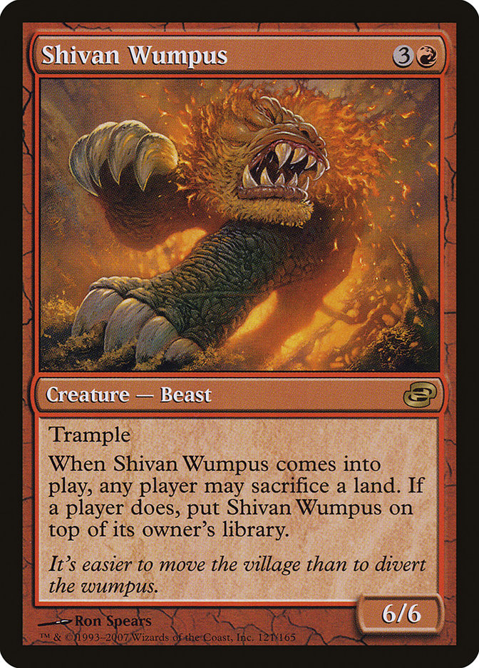 Shivan Wumpus [Planar Chaos] Foil