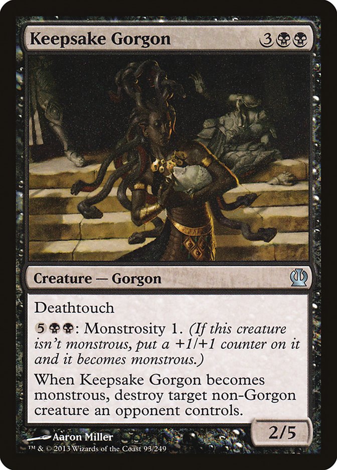 Keepsake Gorgon [Theros] Foil