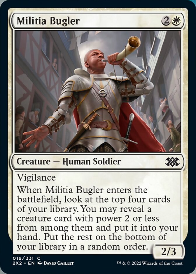 Militia Bugler [Double Masters 2022] Foil