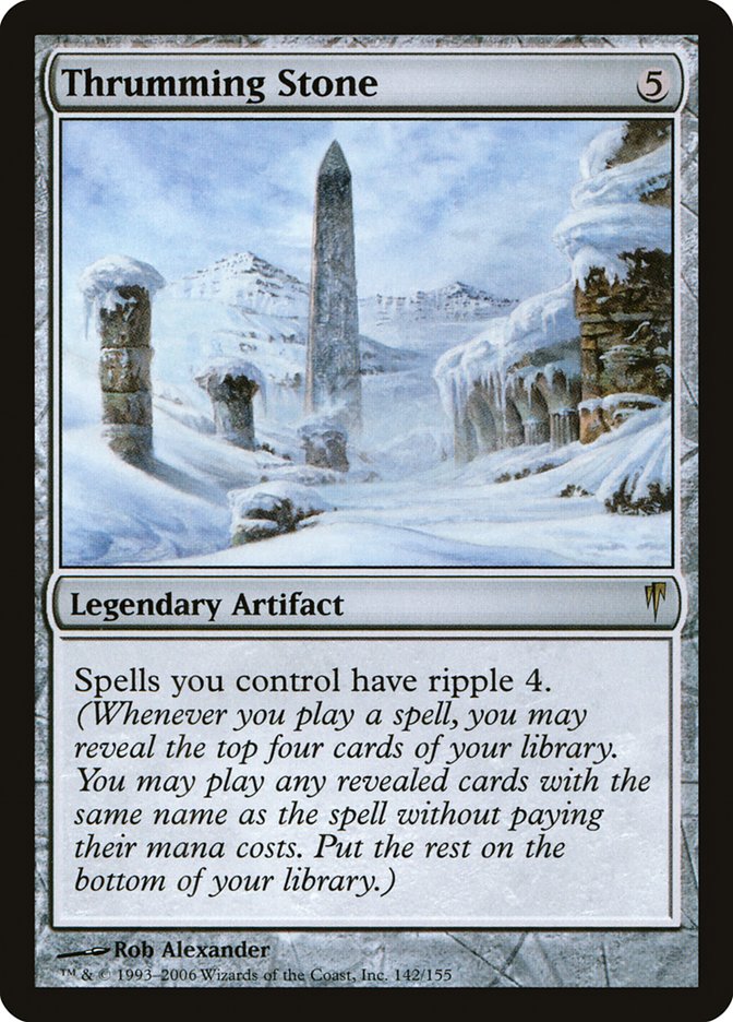 Thrumming Stone [Coldsnap] Foil