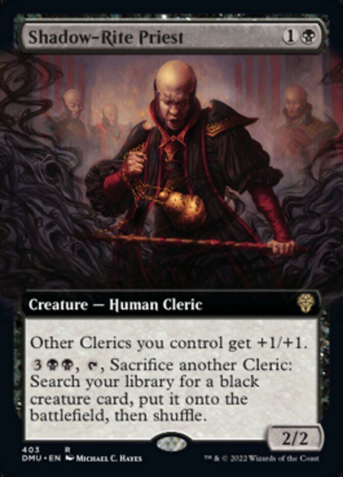 Shadow-Rite Priest (Extended Art) [Dominaria United] Foil