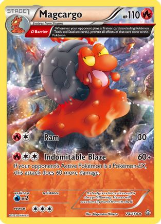 Magcargo (24/160) [XY: Primal Clash] Reverse Holofoil